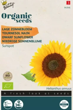 Buzzy® Helianthus, Lage zonnebloem Sunspot (BIO)