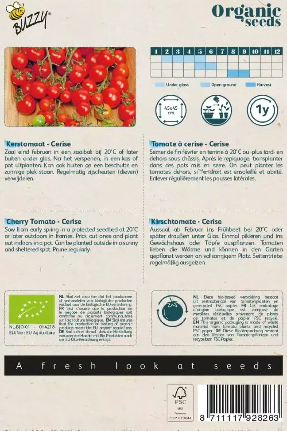 Buzzy® Kerstomaten Cerise (BIO)