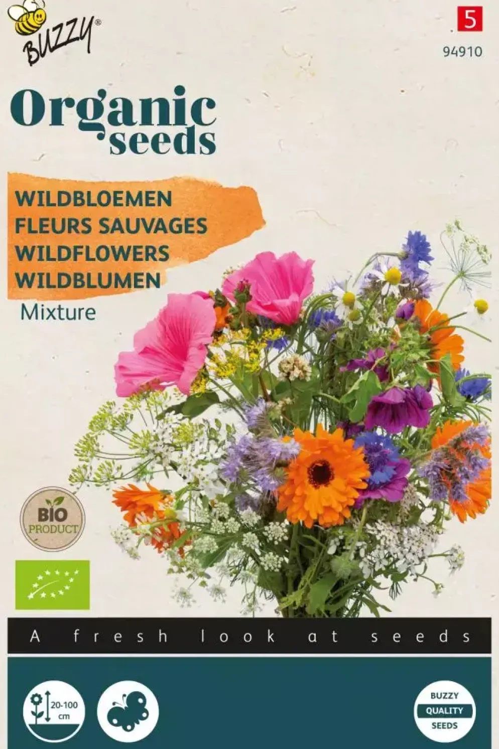 Buzzy® Wildbloemen mengsel (BIO)