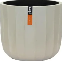 Capi bloempot Bol Craft 14x13 cm Beige