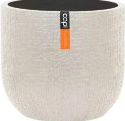 Capi bloempot Bol Skin 9x8 cm Beige