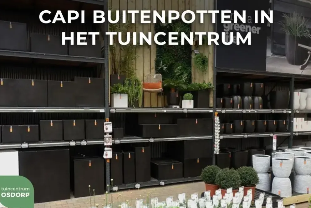Capi Europe Pot bol Arc Granite 48x35 warm taupe