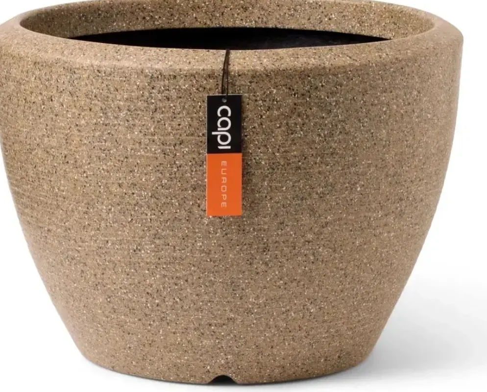 Capi Europe Pot bol Arc Granite 48x35 warm taupe