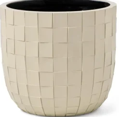 Capi Pot bol blocks d9h8cm beige