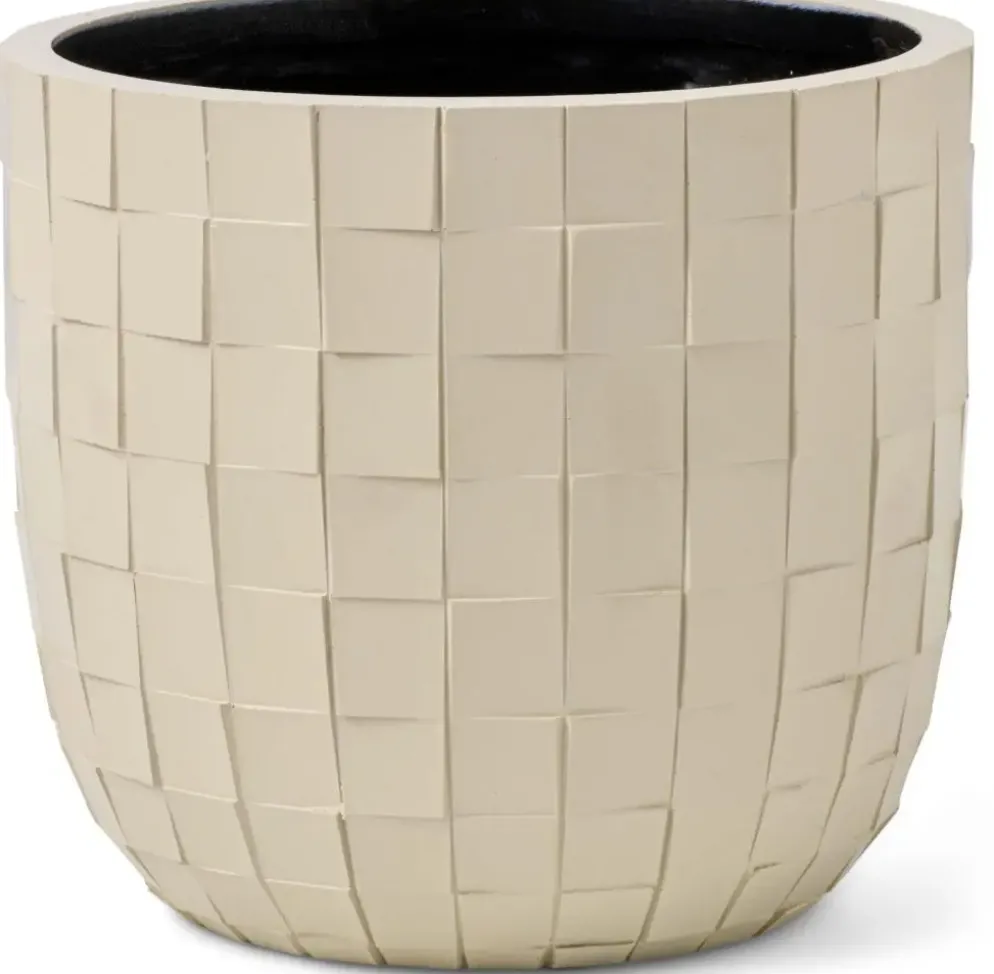 Capi Pot bol blocks d9h8cm beige