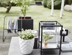 Capi urban smooth nl plantenbak square 30x30x30 cm zwart