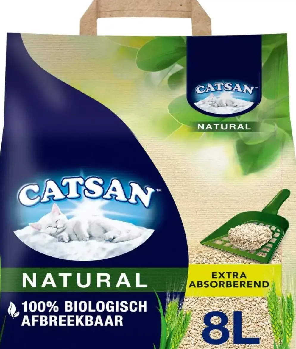 CATSAN kattenzand natural 8 liter zak