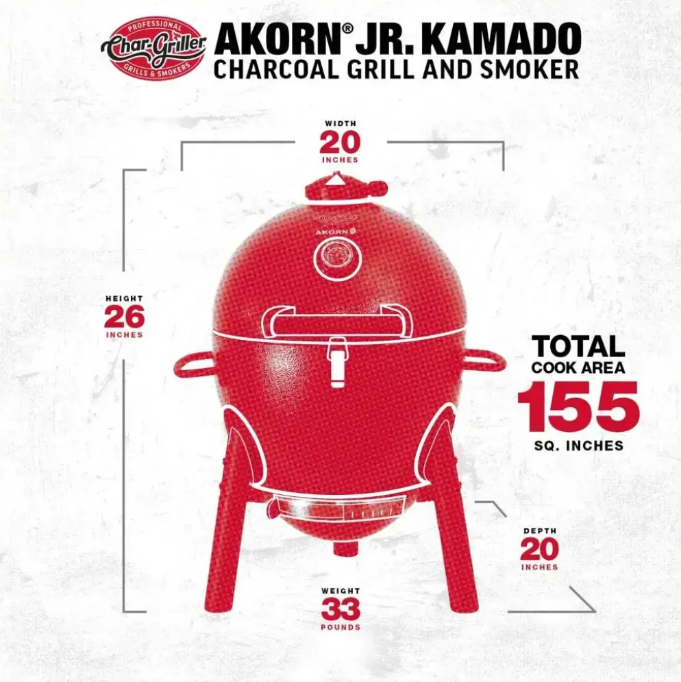 Char-griller - Akorn Jr. kamado grill & smoker