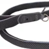 Coralpina leash Cinquetorri zwart, 10 mm/110 cm. C400BG030