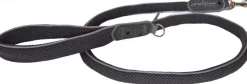 Coralpina leash Cinquetorri zwart, 10 mm/110 cm. C400BG030