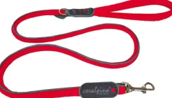 Coralpina leash Cinquetorri rood, 10 mm/110 cm