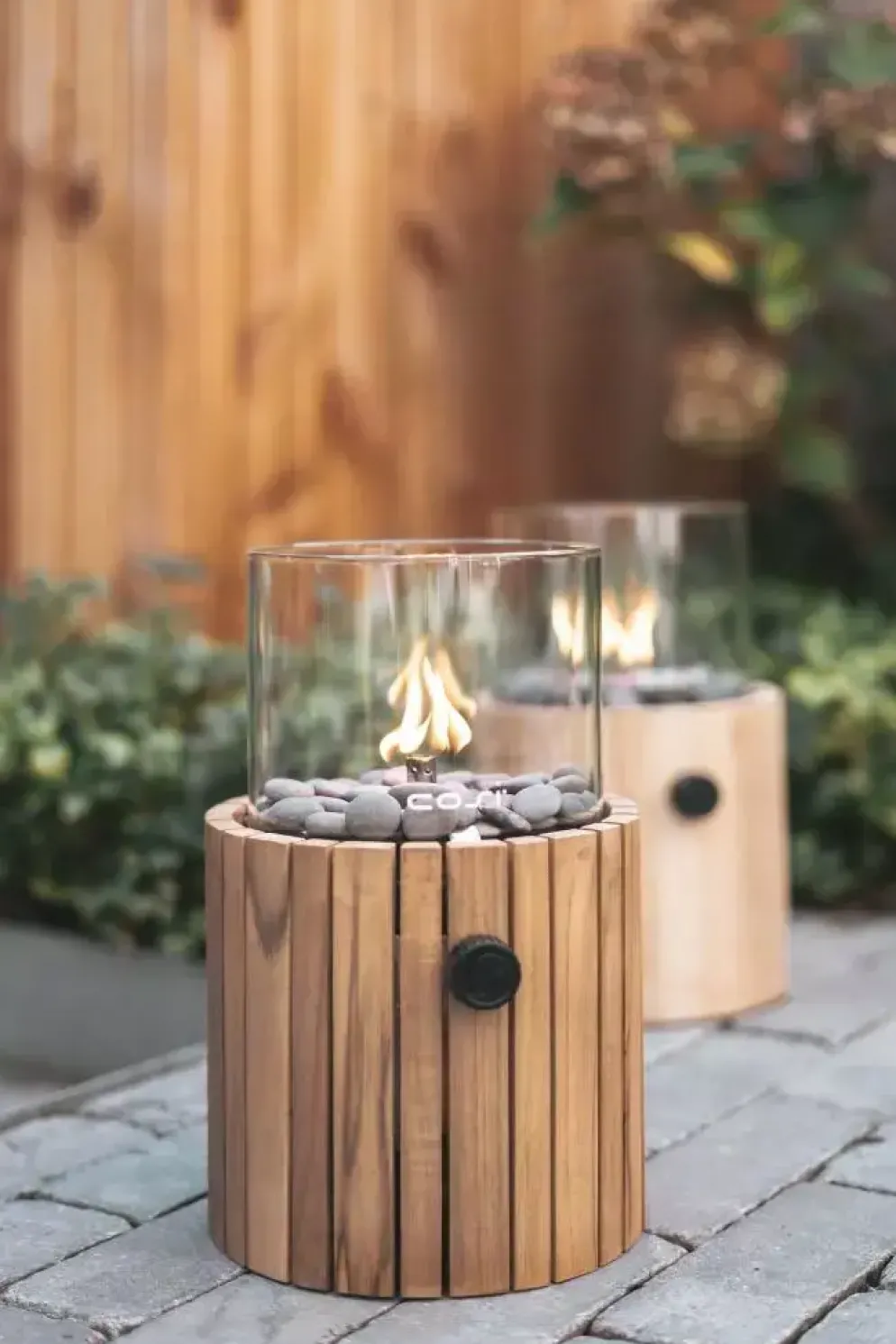 Cosi Fires gaslantaarn cosiscoop timber round