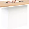 Cosi Fires vuurtafel cosiloft 120 relax dining white/teak