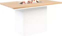 Cosi Fires vuurtafel cosiloft 120 relax dining white/teak
