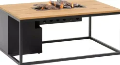 Cosi Fires vuurtafel cosiloft 120 lounge table anthracite/teak