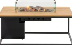 Cosi Fires vuurtafel cosiloft 120 lounge table anthracite/teak