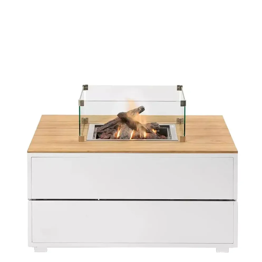 Cosi Fires vuurtafel cosipure 100 white/teak