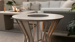 Cosilumia solar lounge tuintafel 52x60cm sandy beige