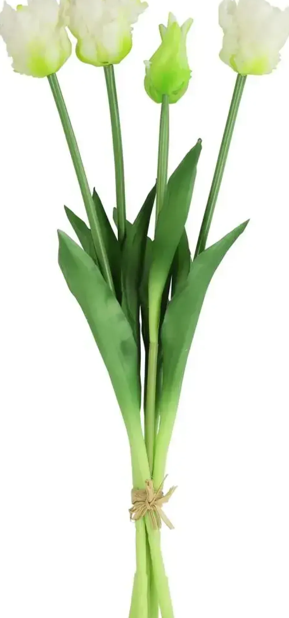 Countryfield kunstboeket tulp 40cm wit