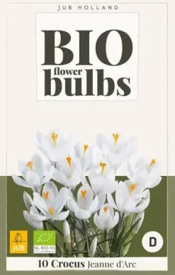 Crocus Jeanne d'Arc 10 stuks biologisch geteeld