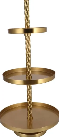 Daan Kromhout Design etagere metaal majestic 45x100cm gold