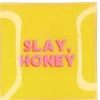 Daan Kromhout Design tegeltje glas slay, honey 18x18cm