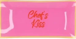 Daan Kromhout Design tegeltje glas chef's kiss 20x10cm