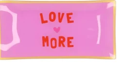 Daan Kromhout Design tegeltje glas love more 20x10cm