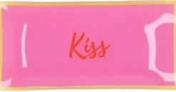 Daan Kromhout Design tegeltje glas kiss 20x10cm