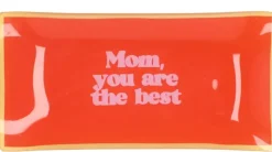 Daan Kromhout Design tegeltje glas mom you are the best 20x10cm