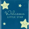 Daan Kromhout Design tegeltje keramiek welcome little star 10x10cm blue