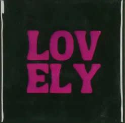 Daan Kromhout Design tegeltje keramiek lovely 10x10cm green