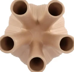 Daan Kromhout Design tulpenvaas aardewerk aglio straight 26x35cm zand