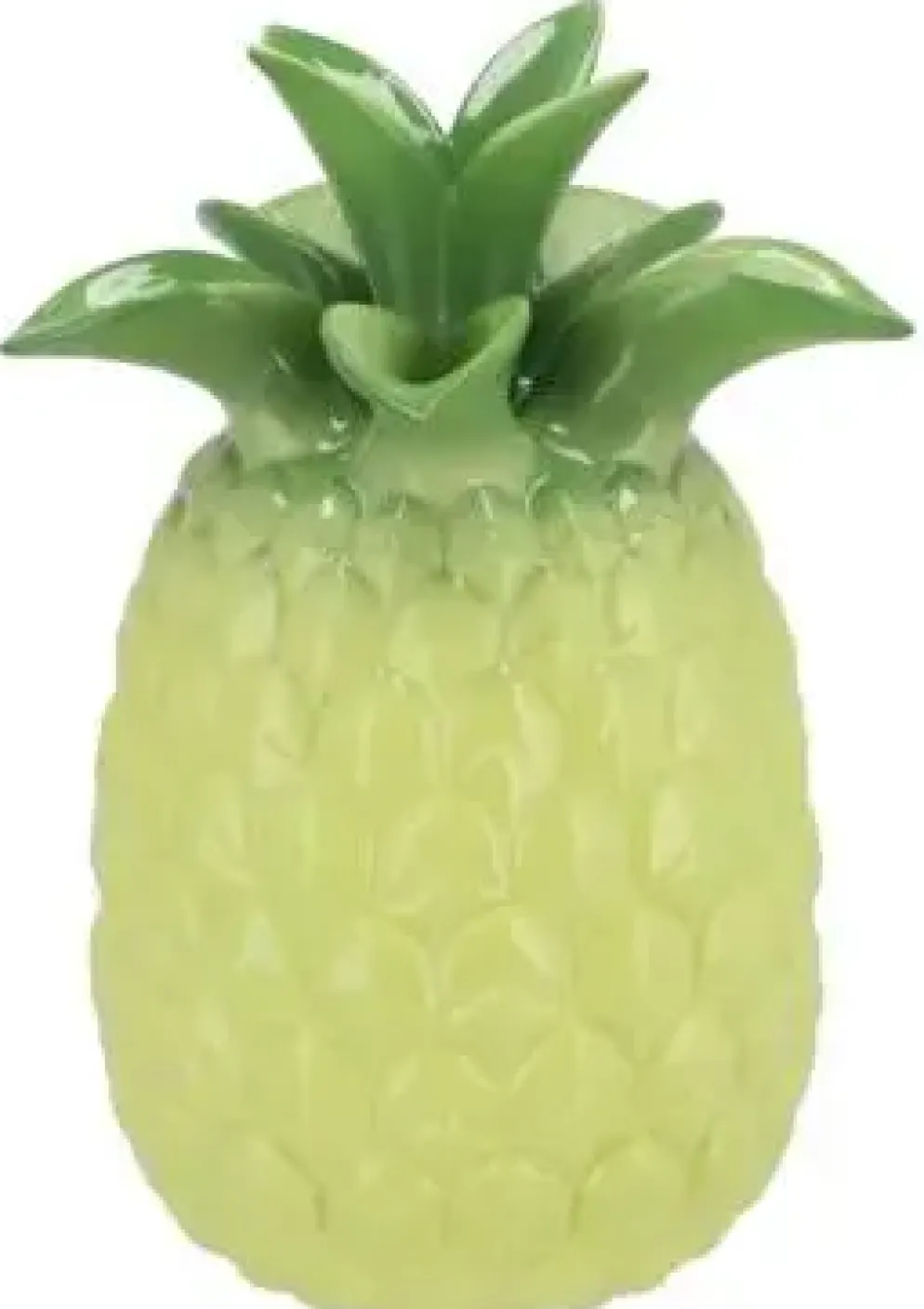 Daan Kromhout Design vaas keramiek pineapple tropical 14x18cm lime