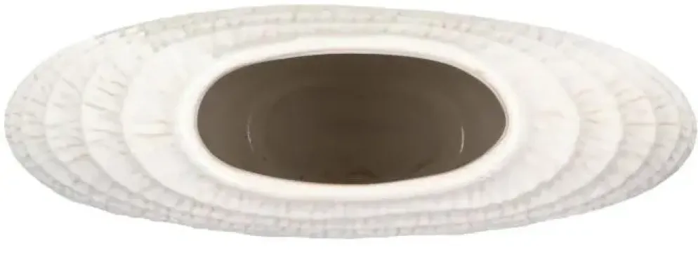 Daan Kromhout Design vaas keramiek lima 51x17x50cm wit