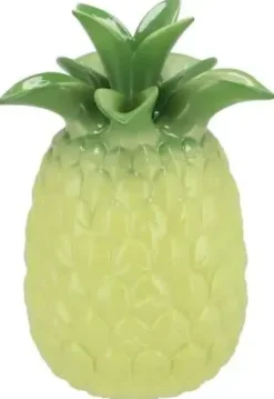Daan Kromhout Design vaas keramiek pineapple tropical 18x28cm lime