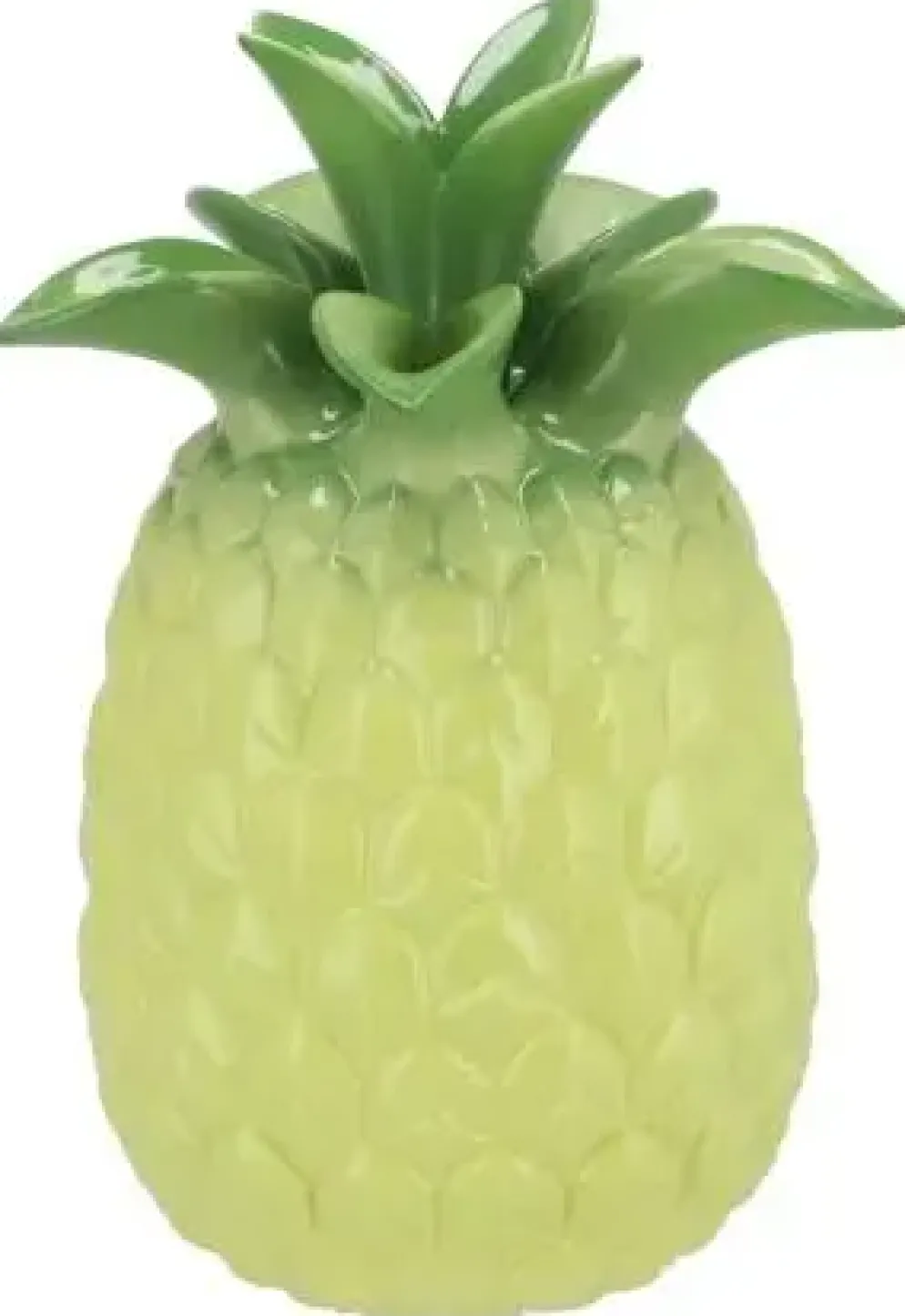 Daan Kromhout Design vaas keramiek pineapple tropical 18x28cm lime