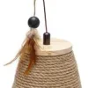 Designed by Lotte kattenspeelgoed tuimel Mae hout d15h18cm beige