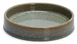 Designed by Lotte kattenvoerbak Jace keramiek 300ml d15h3cm groen