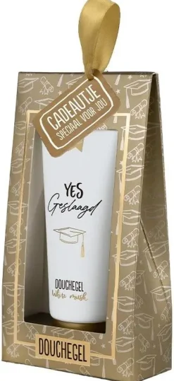 Douchegel in cadeauverpakking - geslaagd