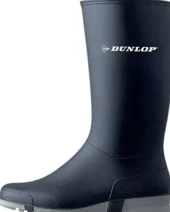Dunlop regenlaars pvc blauw maat 32