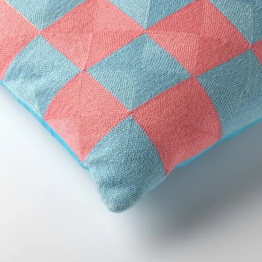 Dutch Decor kussen cristal 45x45cm aqua splash