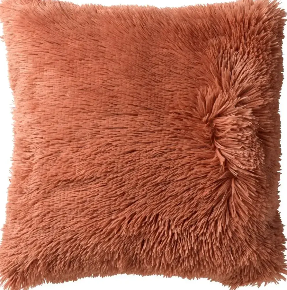 Dutch Decor kussen fluffy 45x45cm muted clay