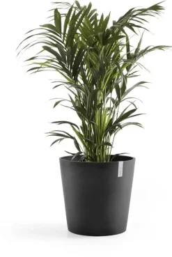 Ecopots kunststof bloempot amsterdam 50x44 cm donkergrijs