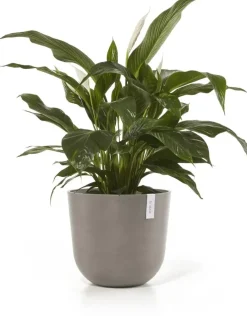 Ecopots kunststof bloempot oslo 45x39.2 cm taupe