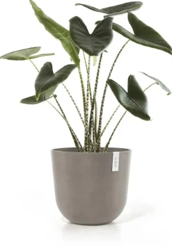 Ecopots kunststof bloempot oslo 45x39.2 cm taupe