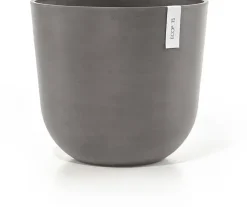 Ecopots kunststof bloempot oslo 45x39.2 cm taupe