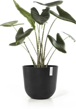 Ecopots kunststof bloempot oslo 45x39.2 cm donkergrijs