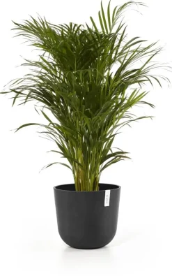 Ecopots kunststof bloempot oslo 35x30.5 cm donkergrijs