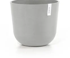 Ecopots kunststof bloempot oslo 35x30.5 cm witgrijs